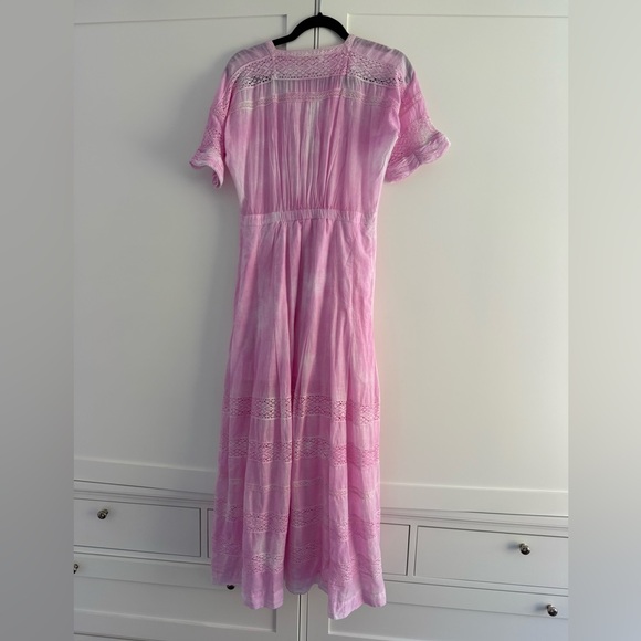 Loveshackfancy Edie dress pink tiedye Small - Picture 4 of 4